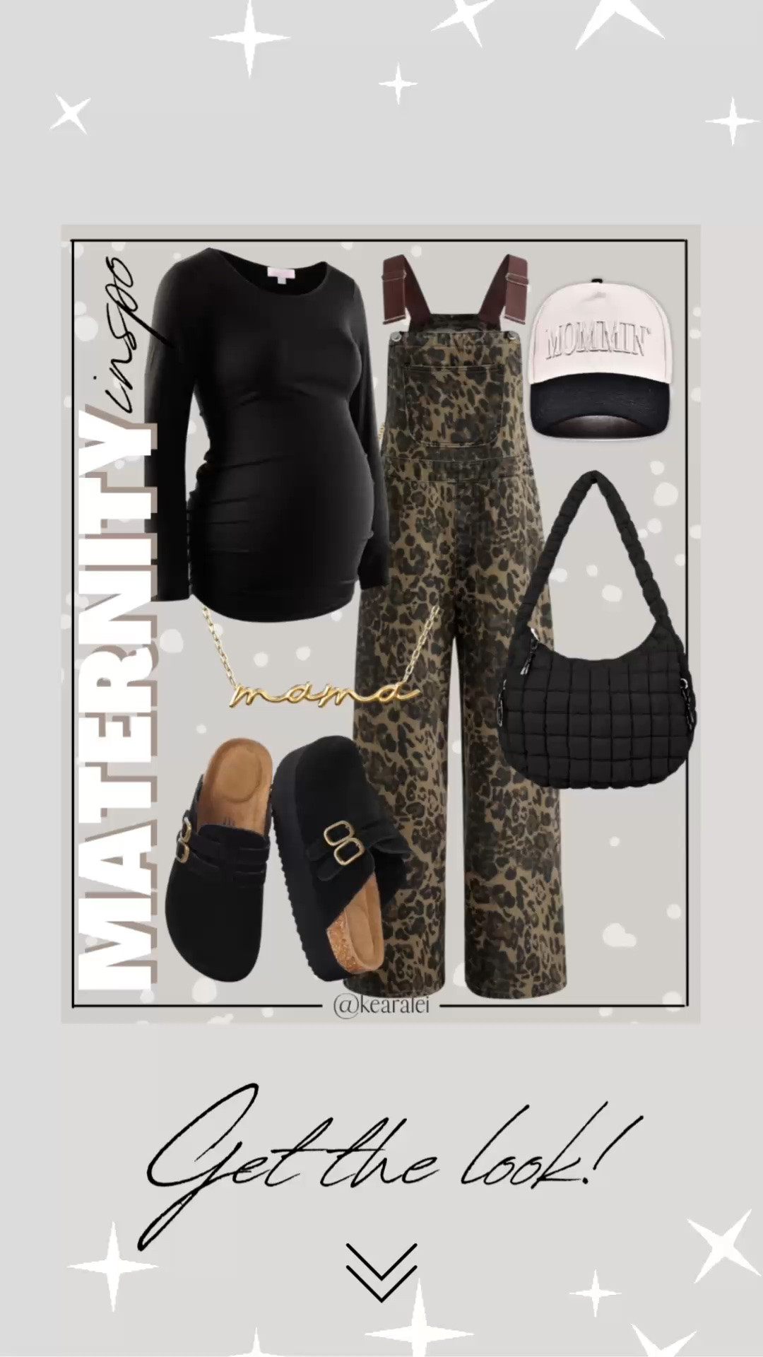 Fall maternity outfit winter pregnancy outfits idea leopard print overalls over the bump (size up for bump) barrel overalls with black long sleeve maternity shirt and project cloud black genuine leather suede platform clogs Birkenstock look for less mommin trucker hat baseball hat cap black quilted puffer crossbody tote bag bum bag purse carryall tote handbag gold mama necklace Amazon fall outfits affordable baby bump style || #maternity #outfits #outfit #cardigan #coatigan #amazon #pinkblush #motherhood #bump #pregnancy #pregnant
.
.
.
baby shower dress, Maternity Dresses, Maternity, over the bump, motherhood maternity, pinkblush, mama shirt sweatshirt pullover, hospital bag, nursery, maternity photos, baby moon, pregnancy, pregnant, maternity leggings, maternity tops, diaper bag, mama necklace, baby boy, baby girl outfits, newborn, mom, 

Amazon fashion, teacher outfits, business casual, casual outfits, neutrals, street style, Midi skirt, Maxi Dress, Swimsuit, Bikini, Travel, skinny Jeans, Puffer Jackets, Concert Outfits, Cocktail Dresses, Sweater dress, Sweaters, cardigans Fleece Pullovers, hoodies, button-downs, Oversized Sweatshirts, Jeans, High Waisted Leggings, dresses, joggers, fall Fashion, winter fashion, leather jacket, Sherpa jackets, Deals, shacket, Plaid Shirt Jackets, apple watch bands, lounge set, Date Night Outfits, Vacation outfits, Mom jeans, shorts, sunglasses, Disney outfits, Romper, jumpsuit, Airport outfits, biker shorts, Weekender bag, plus size fashion, Stanley cup tumbler, Target, Abercrombie and fitch, Amazon, Shein, Nordstrom, H&M, forever 21, forever21, Walmart, asos, Nordstrom rack, Nike, adidas, Vans, Quay, Tarte, Sephora, lululemon, free people, j crew jcrew factory, old navy

#LTKootd #LTKBump #LTKBaby