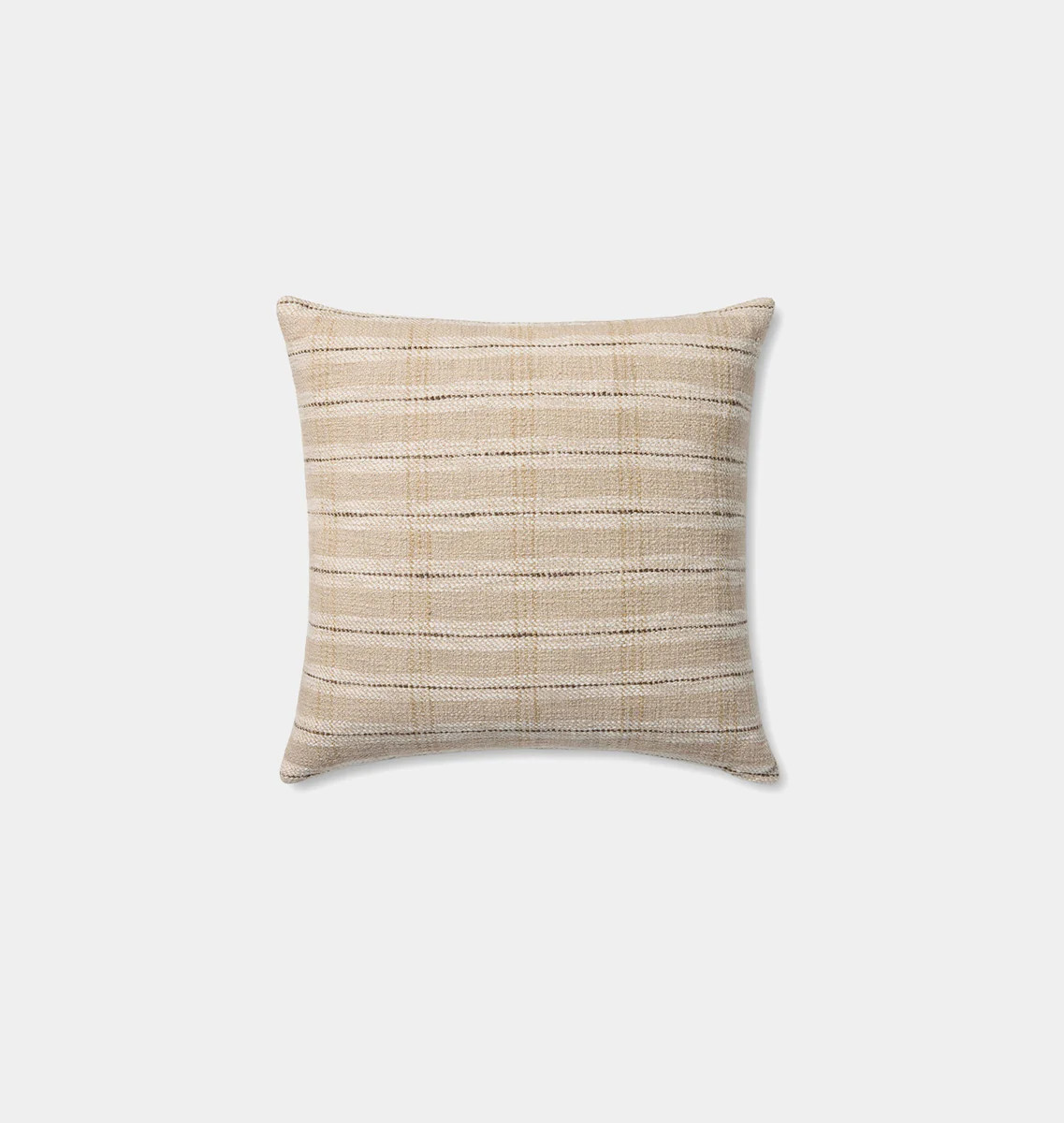 Stockton Pillow Sand / Multi 22" x 22" | Amber Interiors