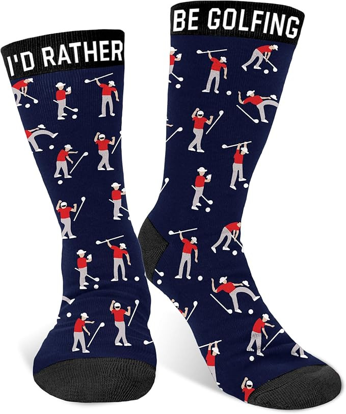 VICRAZY Golf Gifts for Men, Golf Socks for Men - Golf Accessories for Men - Golf Stuff, Stocking ... | Amazon (US)