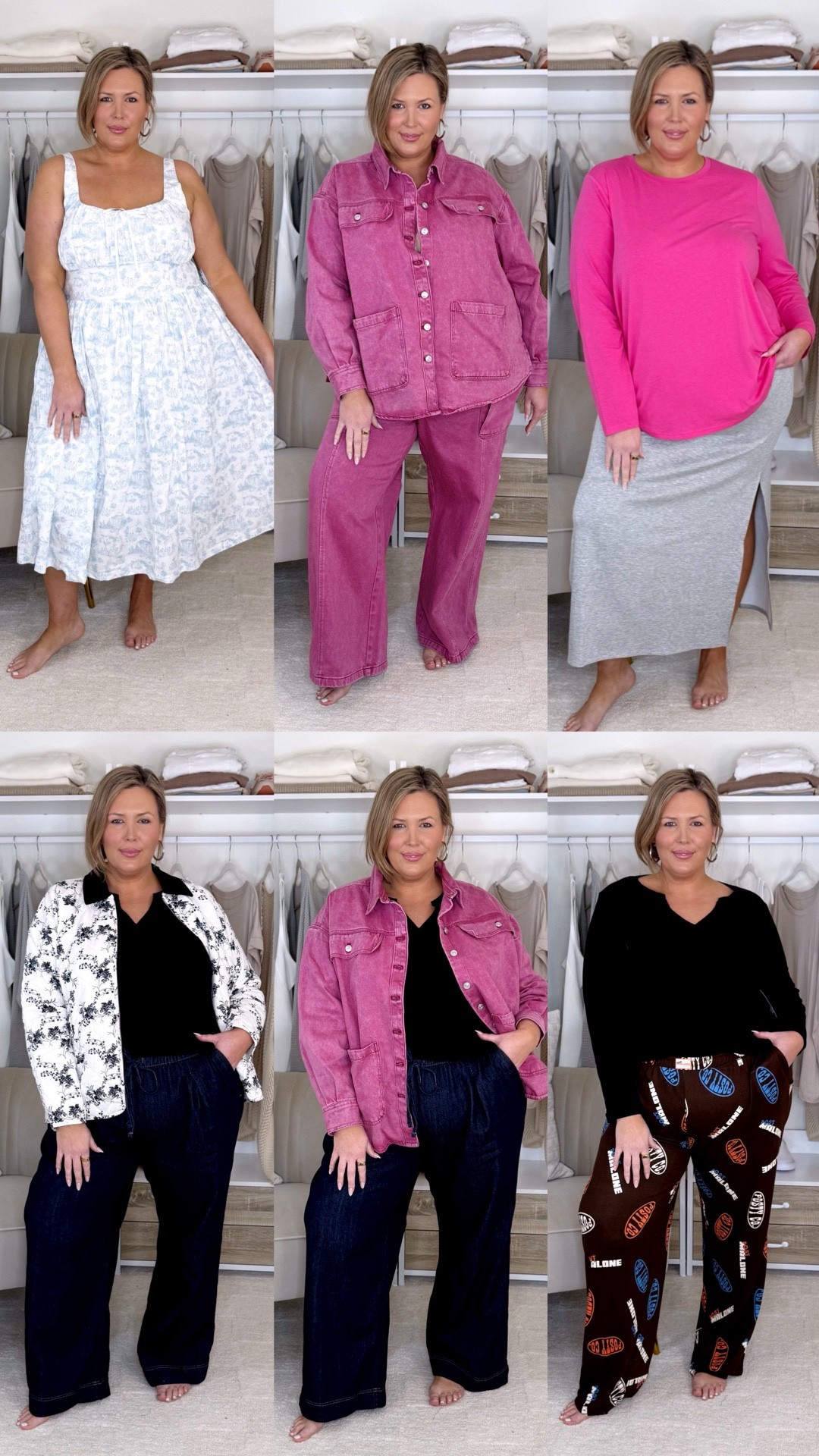 Plus size Walmart haul! 1. Wearing a 2X in the dress, runs true! 2. Wearing a 2X in the pink denim top and 20 in the pink pants, the pants run small! I would need to size up 2. 3. Wearing a 2X in the pink top and XXL in the skirt. 4. Wearing an XXL in the jacket, 2X in the black top, and 2X in the denim pants. 5. The pajama pants are a 3X!

Plus size fashion, Walmart fashion, everyday outfit ideas, midsize fashion, affordable fashion, ootd, winter fashion

#LTKOver40 #LTKPlusSize #LTKMidsize
