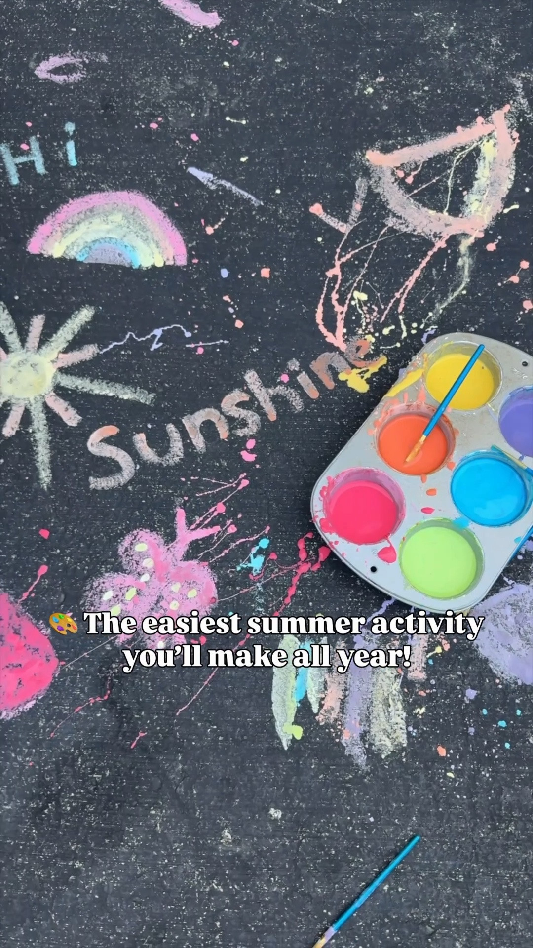 ☀️🎨 This DIY chalk paint is pure summer magic! Just 2 ingredients + food coloring and you’ve got the brightest, most colorful sidewalk fun for the kids! 🌈✨

Mix 2 parts cornstarch with 1 part water, add a few drops of food coloring, and let the creativity begin! 🖌️💖

Perfect for sunny afternoons, backyard playdates, and making colorful memories all summer long! ☀️

Save this idea for later + shop everything you need right here! 🌈

#LTKKids #LTKFamily #SummerFun #DIYKidsActivities #OutdoorPlay

#LTKmomlife #LTKKids #LTKSeasonal