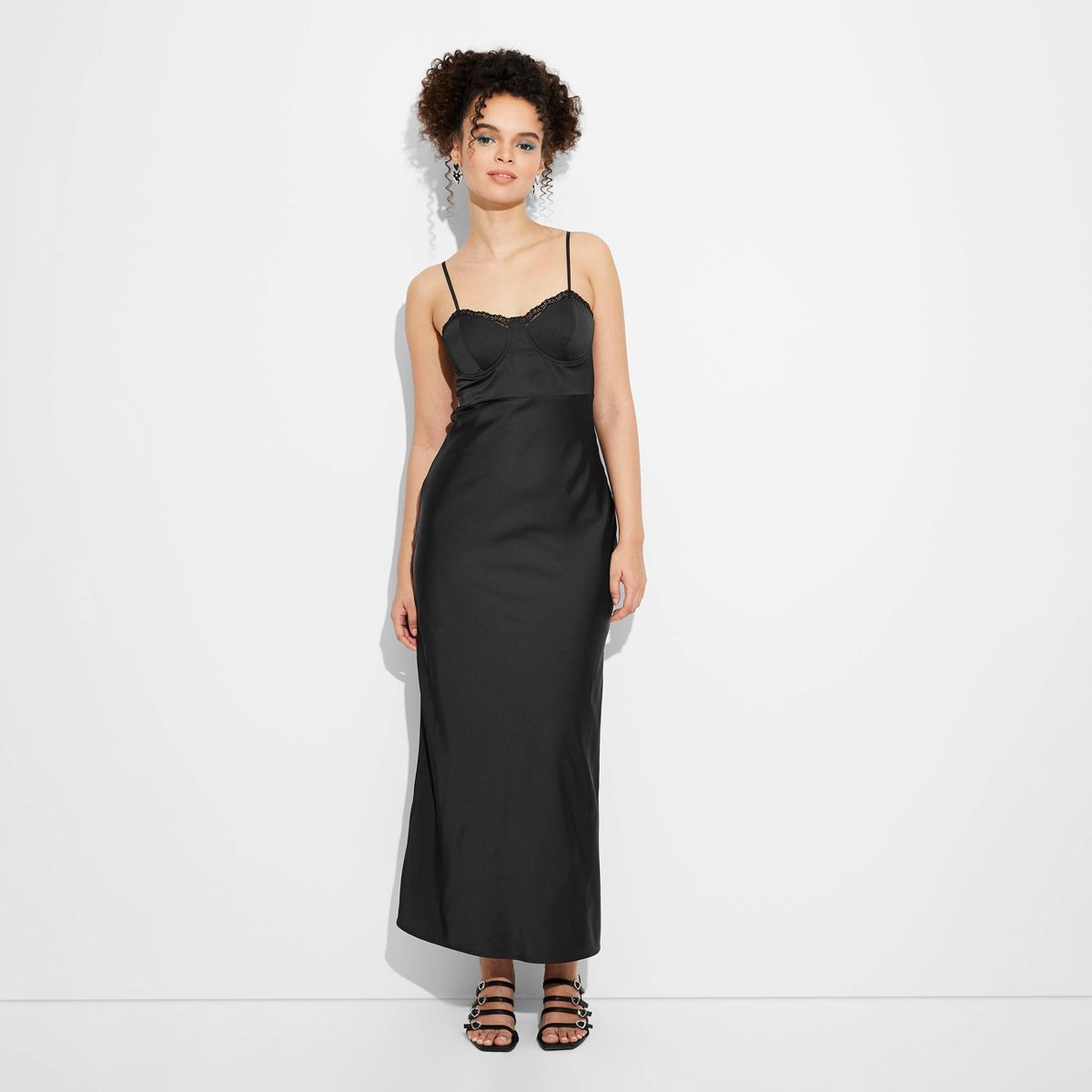 Women's Lace Trim Maxi Slip Dress - Wild Fable™ | Target