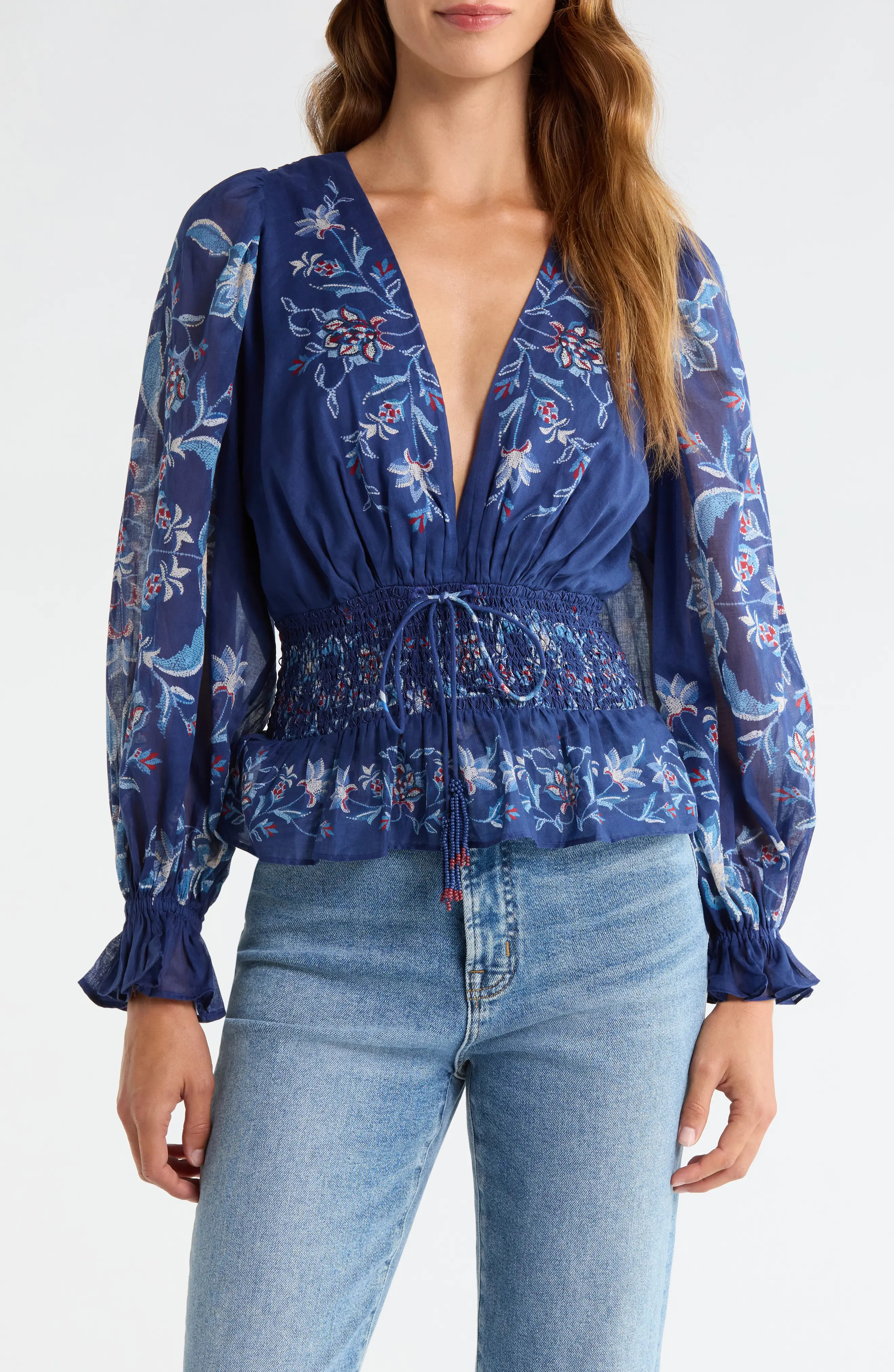 Winter Loom Peasant Top (Women) | Nordstrom | Nordstrom