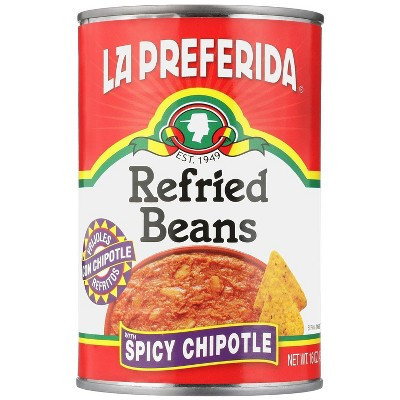 La Preferida Refried Beans, Spicy Chipotle , 16 OZ | Target
