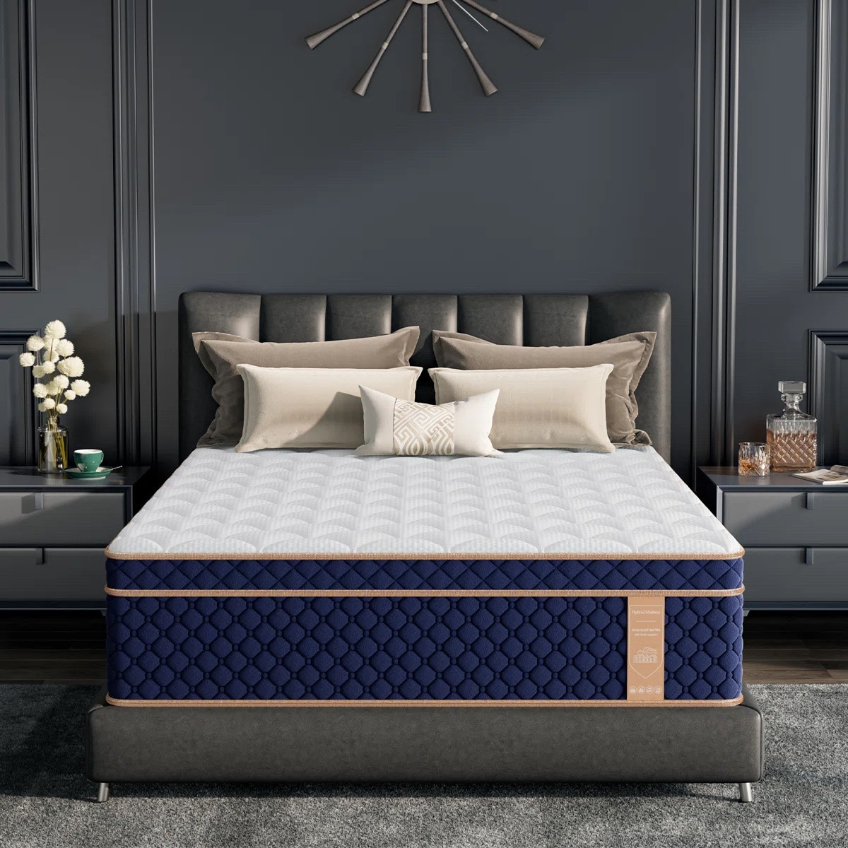 12" Medium Firm Gel Memory Foam Hybrid Pocket Spring Mattress in a Box, Pressure Relief, Motion Isolation

#LTKootd #LTKmorningroutine #LTKMidsize