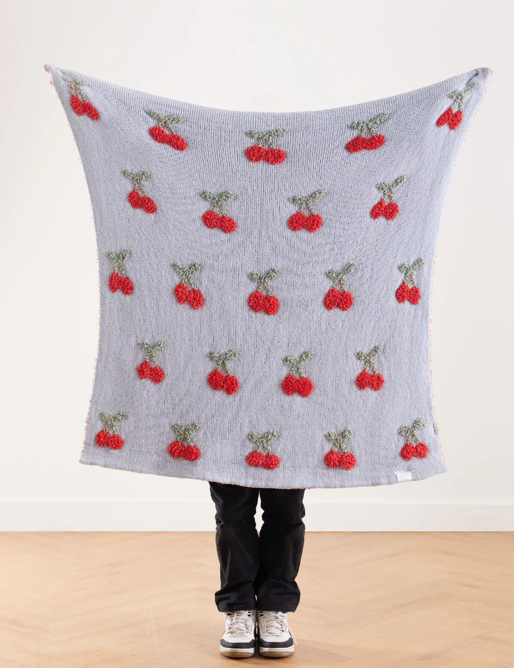Cherries Buttery Blanket - Receiving | The Styled Collection