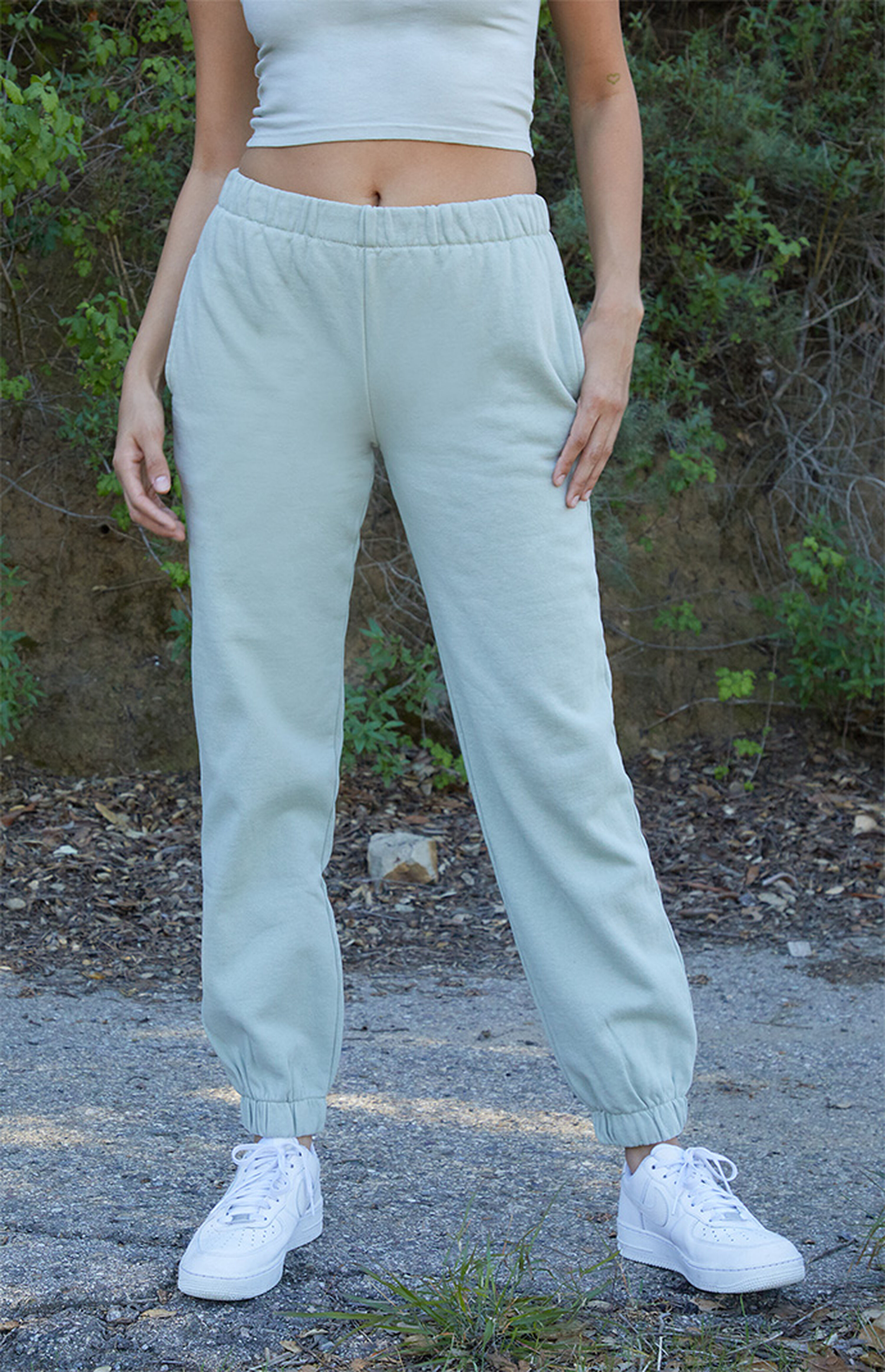 John Galt Green Rosa Sweatpants | PacSun