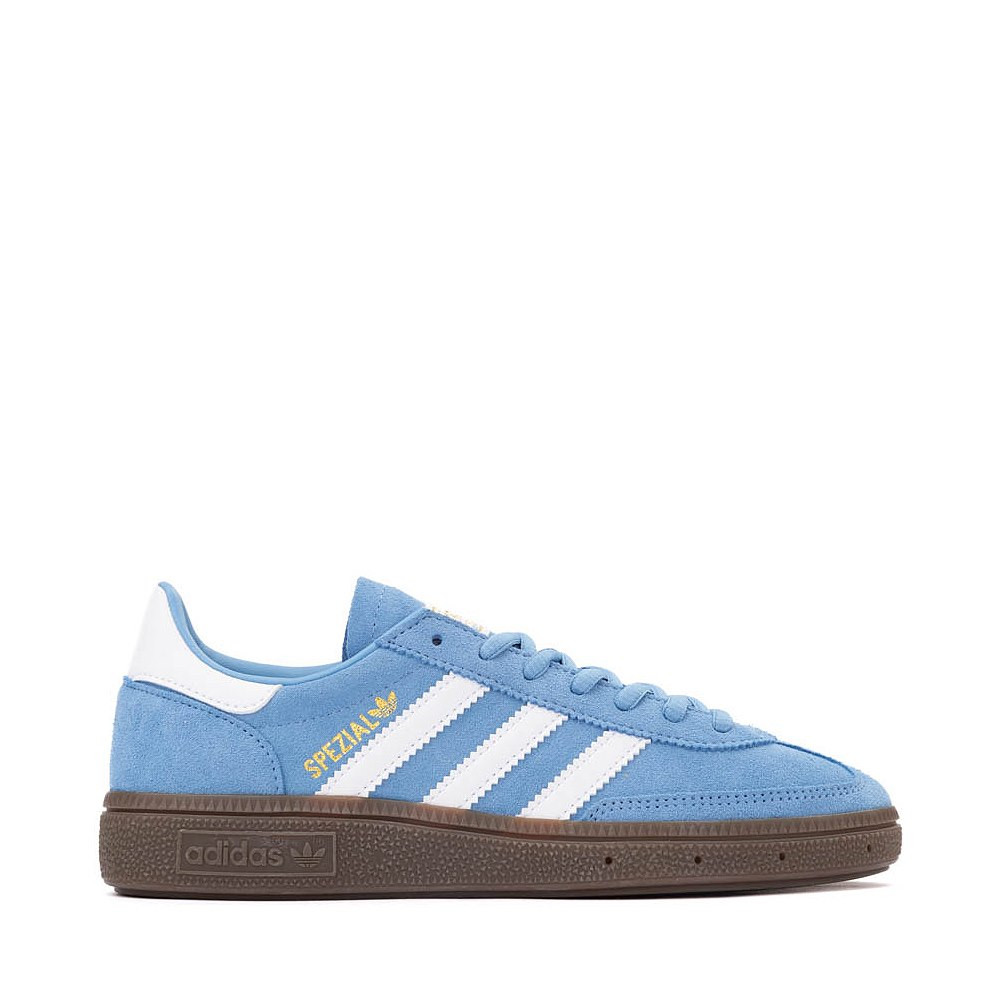 Womens adidas Handball Spezial Athletic Shoe - Light Blue / White / Gum | Journeys