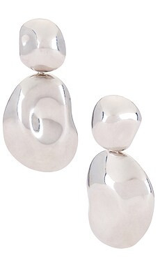 LELET NY Zoe Drop Earrings in Silver from Revolve.com | Revolve Clothing (Global)