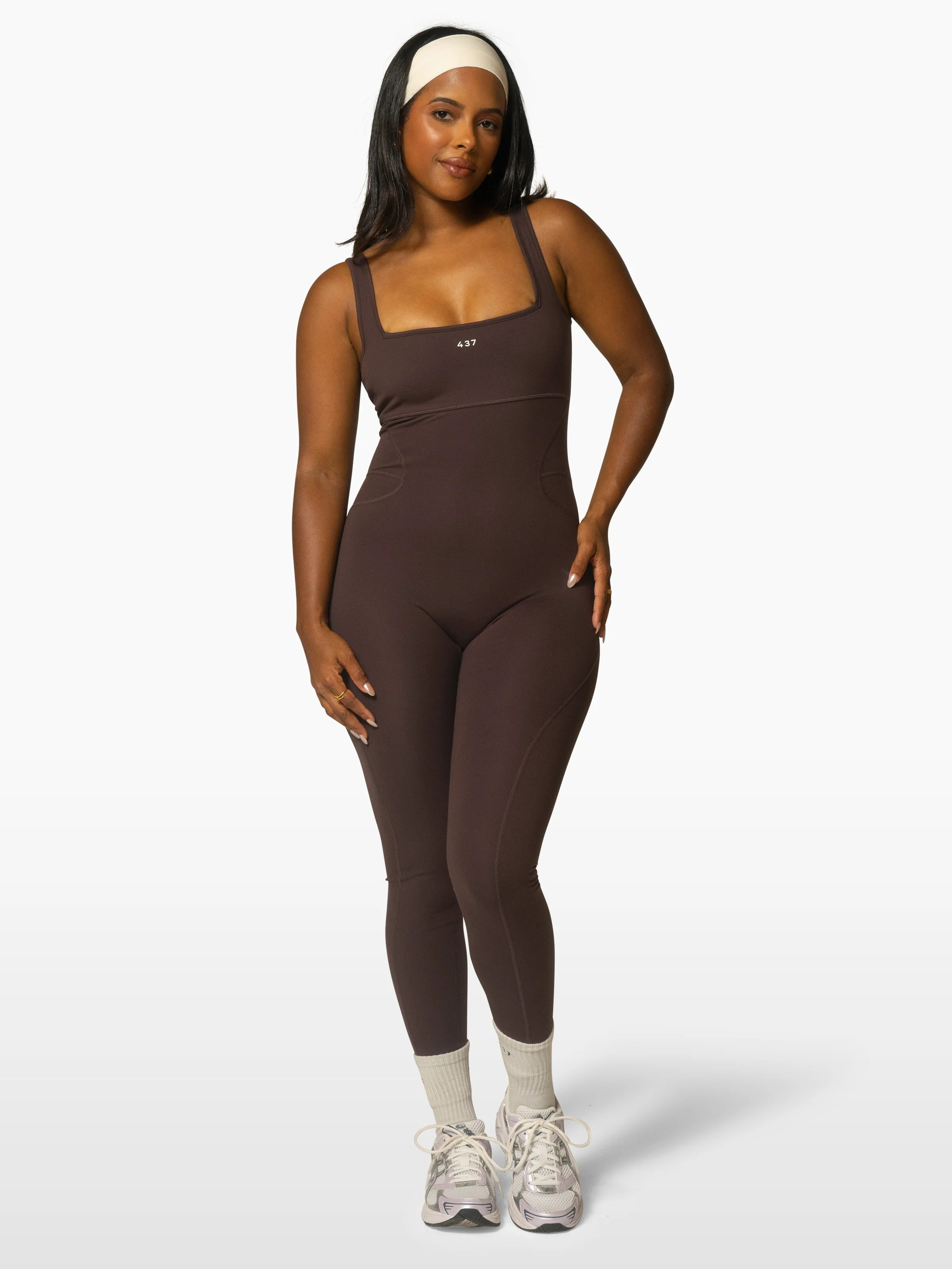 The Curve Onesie / Espresso | 437