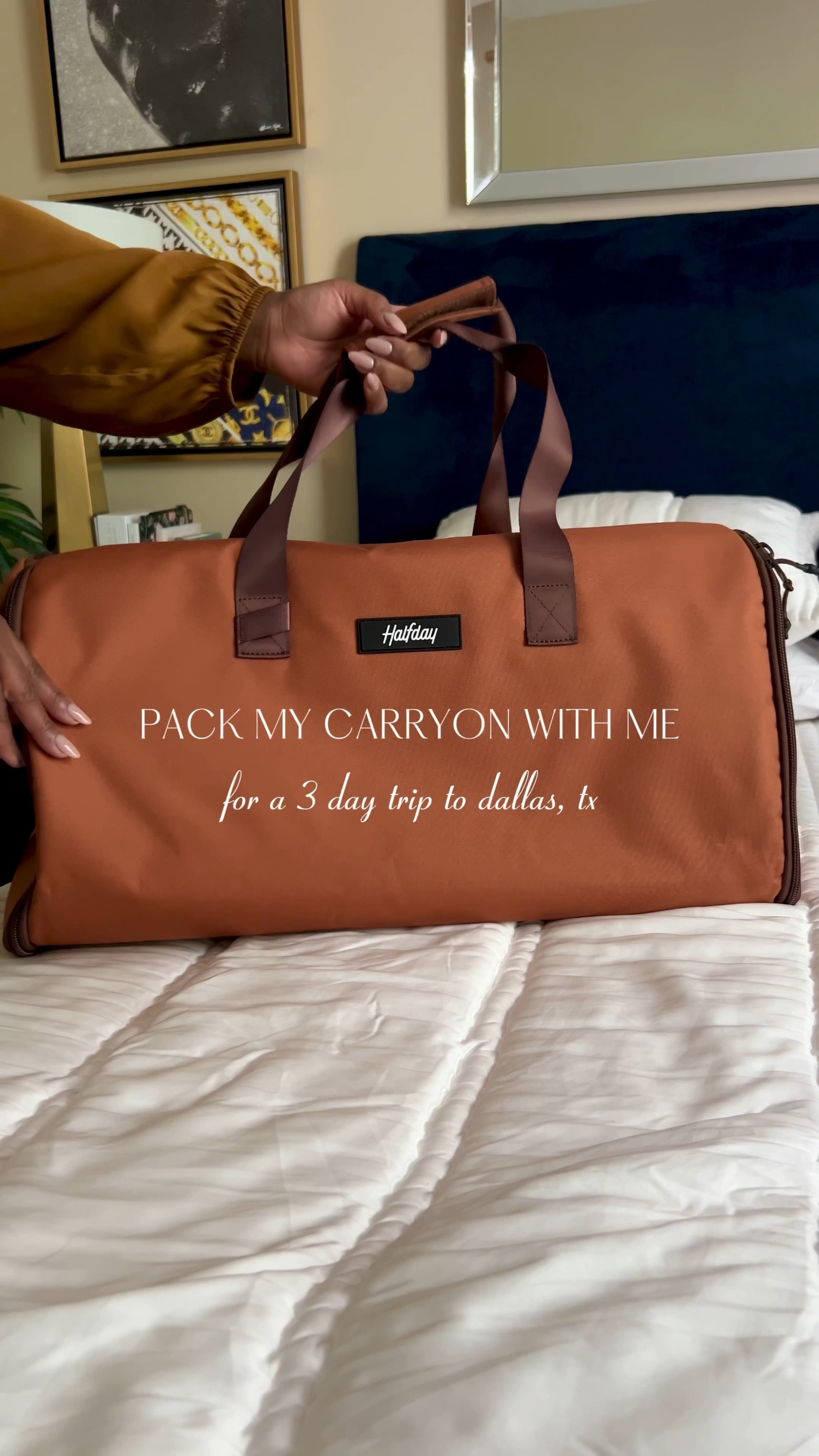 I’ll be headed to Dallas soon and decided to hat a head start on tacking. This time I’m traveling with the super cute @halfdaytravel duffle bag. 

The design and color of this bag are unmatched! 

What are some of your travel essentials? 

#LTKTravel #LTKGiftGuide #LTKFindsUnder100