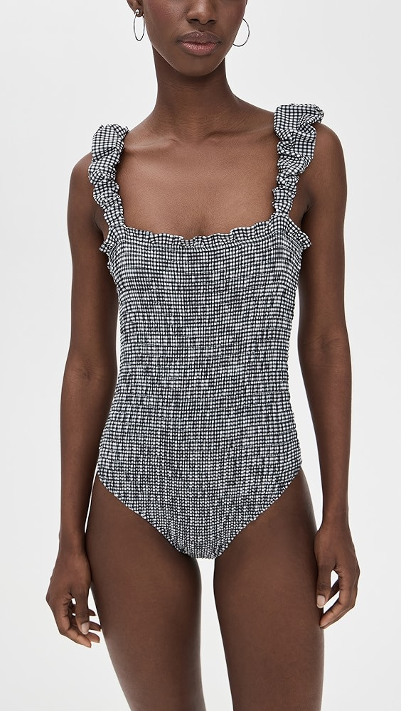 Neci Gingham One Piece | Shopbop