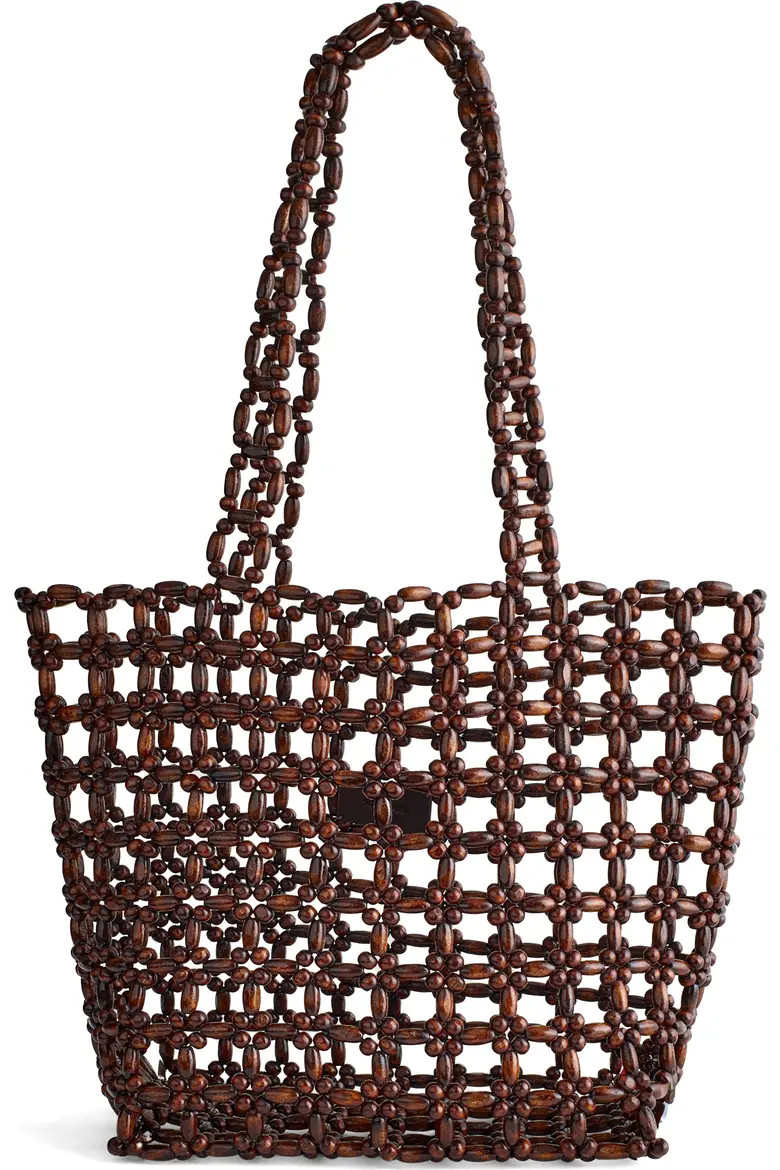 Wood Beaded Tote (Women) | Nordstrom | Nordstrom