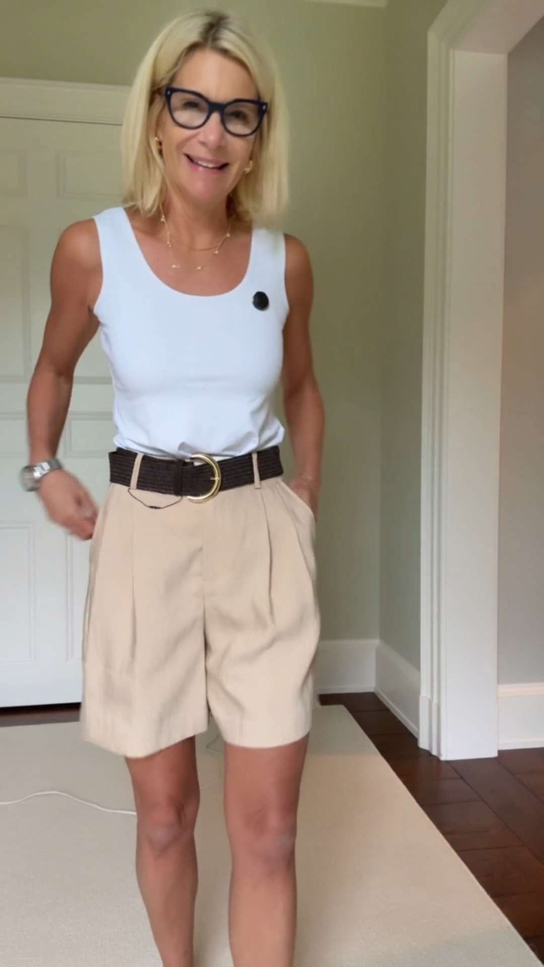 These pleated shorts are a summer wardrobe essential. The flattering tailored fit, soft drape, and statement belt make them easy to dress up with a tank or style casually all season. Available in multiple colors, I may need more than one!

💡 LTK MADE EASY

❤️ Heart = Support my posts
🔖 Save = Get sale & restock alerts
📋 Lists = Keep favorites organized
📲 Share = Send to yourself for later
💬 Comment = Ask me anything 

 #LTKootd #LTKSeasonal #LTKOver40