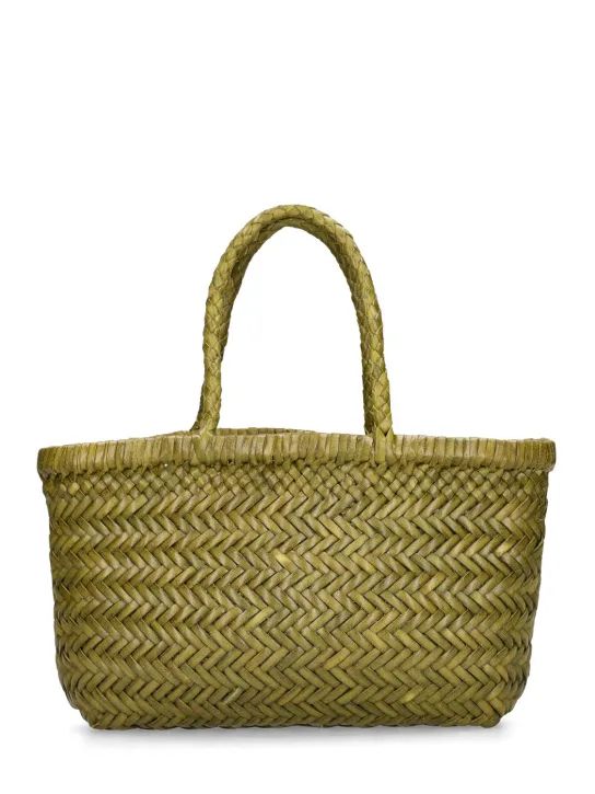 Mini flat gora leather basket bag - Dragon Diffusion - Women | Luisaviaroma | Luisaviaroma
