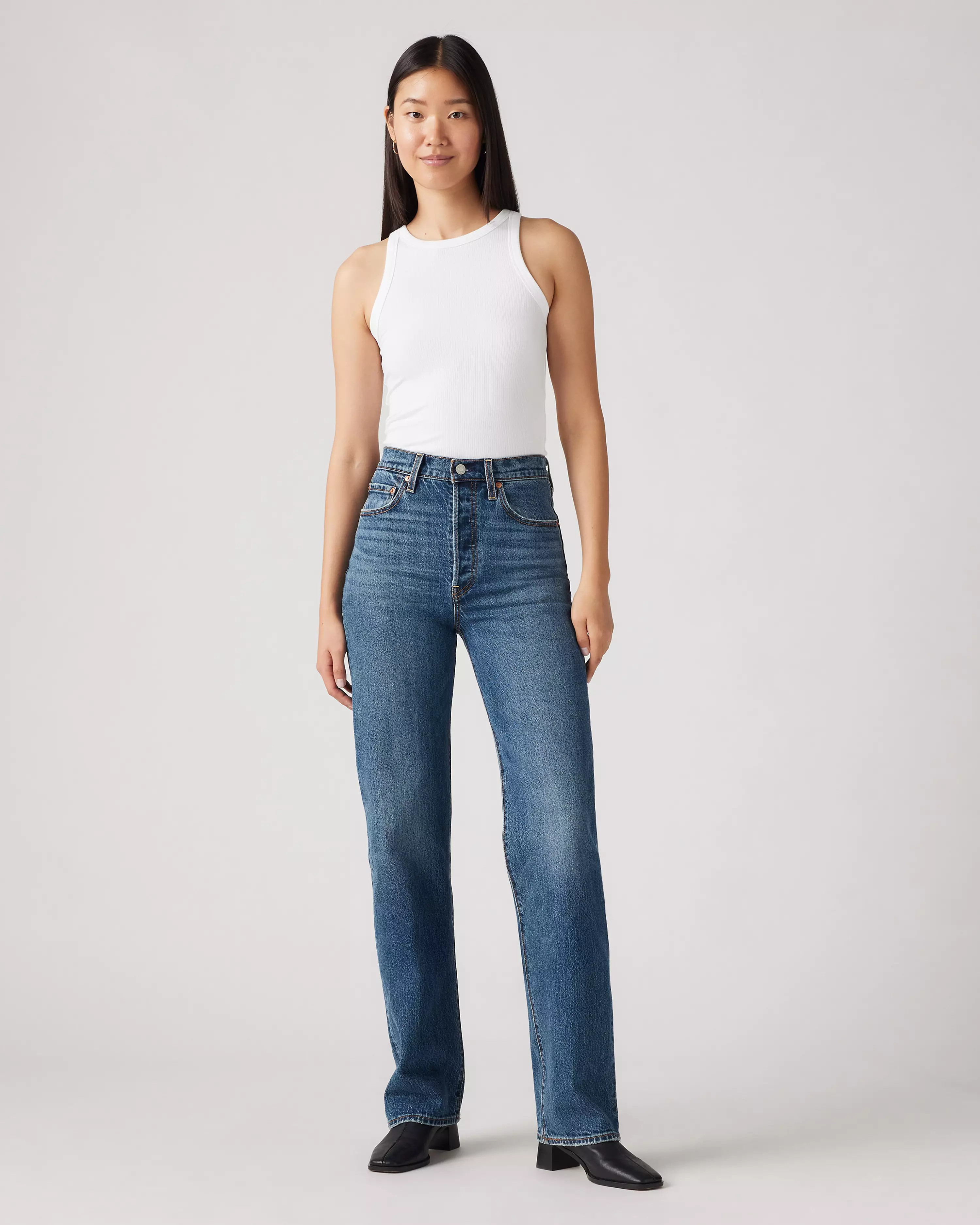 Ribcage Full Length Jeans - Blue | Levi's® GB | Levi's UK