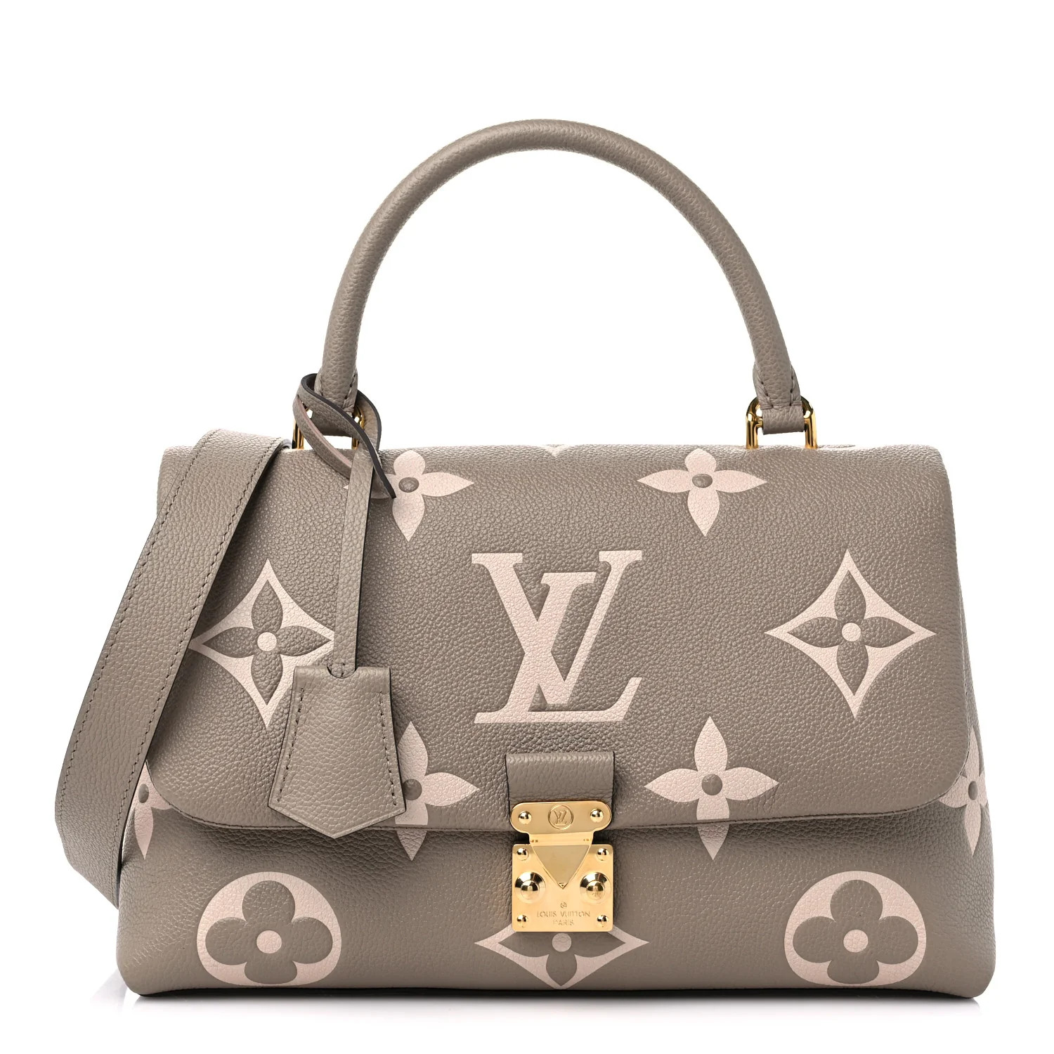 Empreinte Monogram Giant Madeleine MM Dove Grey Beige | FASHIONPHILE (US)