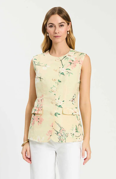 Reid Starling Floral Vest - Starling Floral | tyler boe
