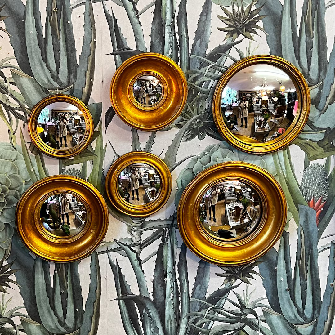 Gold Convex Mini Mirrors - A selection of Deep and Rounded Frames | Etsy (US)