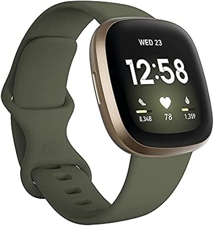Fitbit Versa 3 Health & Fitness Smartwatch with GPS, 24/7 Heart Rate, Alexa Built-in, 6+ Days Bat... | Amazon (US)