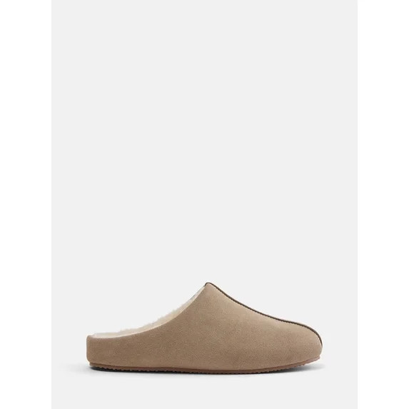 Joyspun Women's Suede Mule Slippers | Walmart (US)