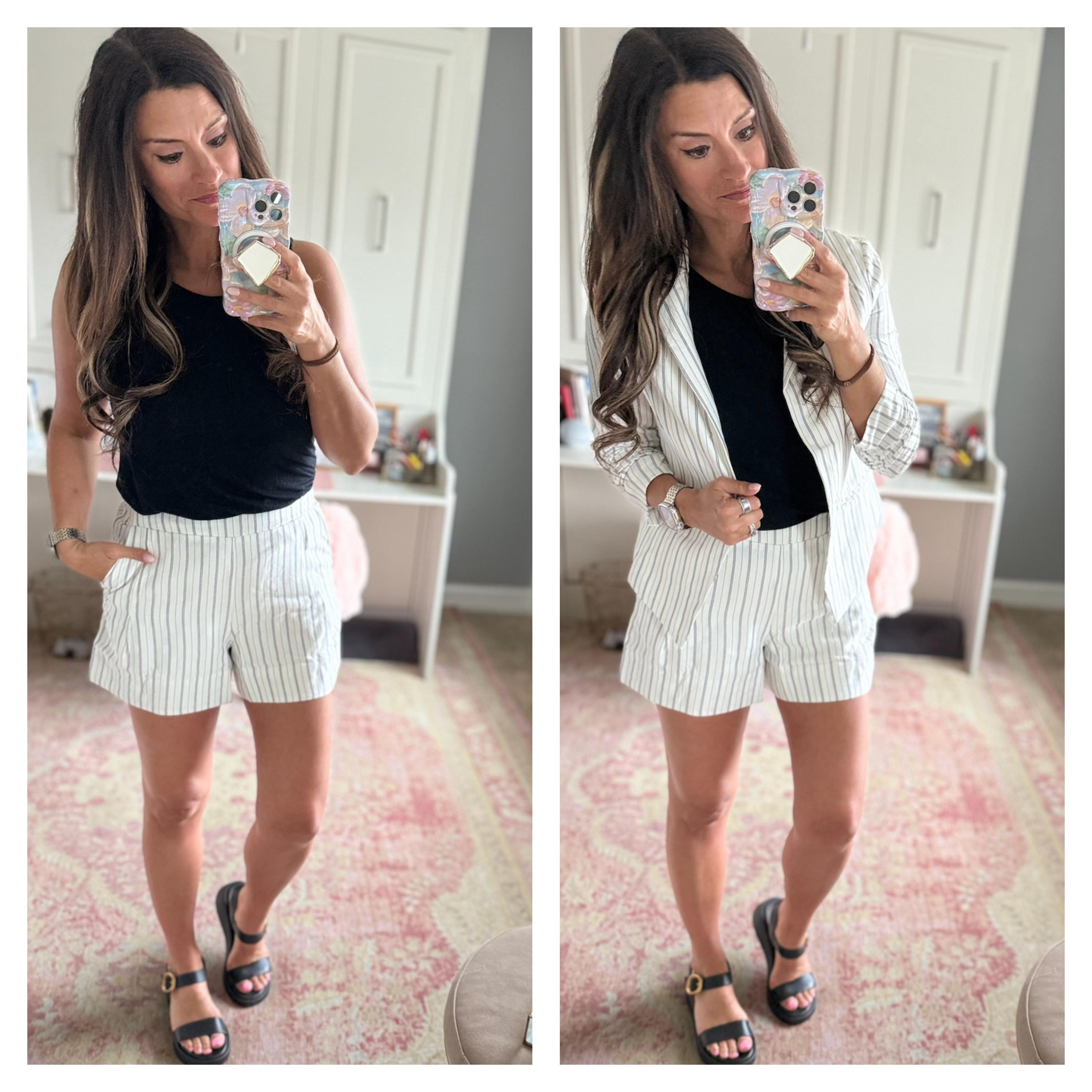 Cute blazer set for summer 

 
