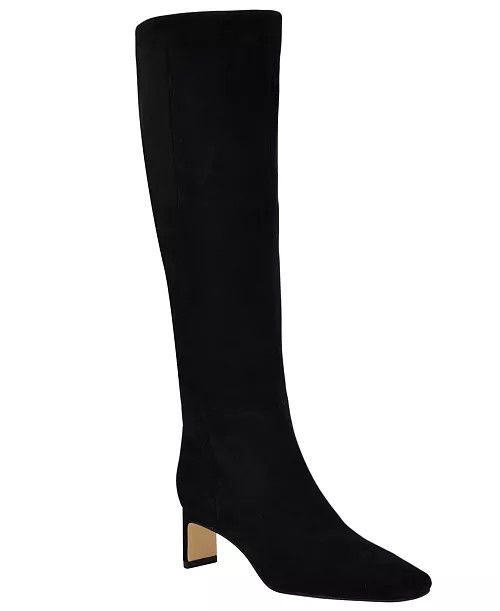 Calvin Klein Women's Caterine Tall Square Toe Boots - Macy's | Macy's