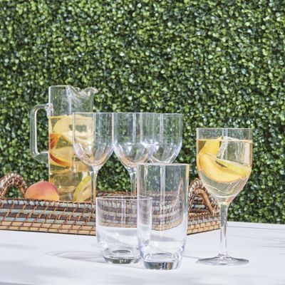 Classic Acrylic Wine Glasses, Set of Six | Frontgate