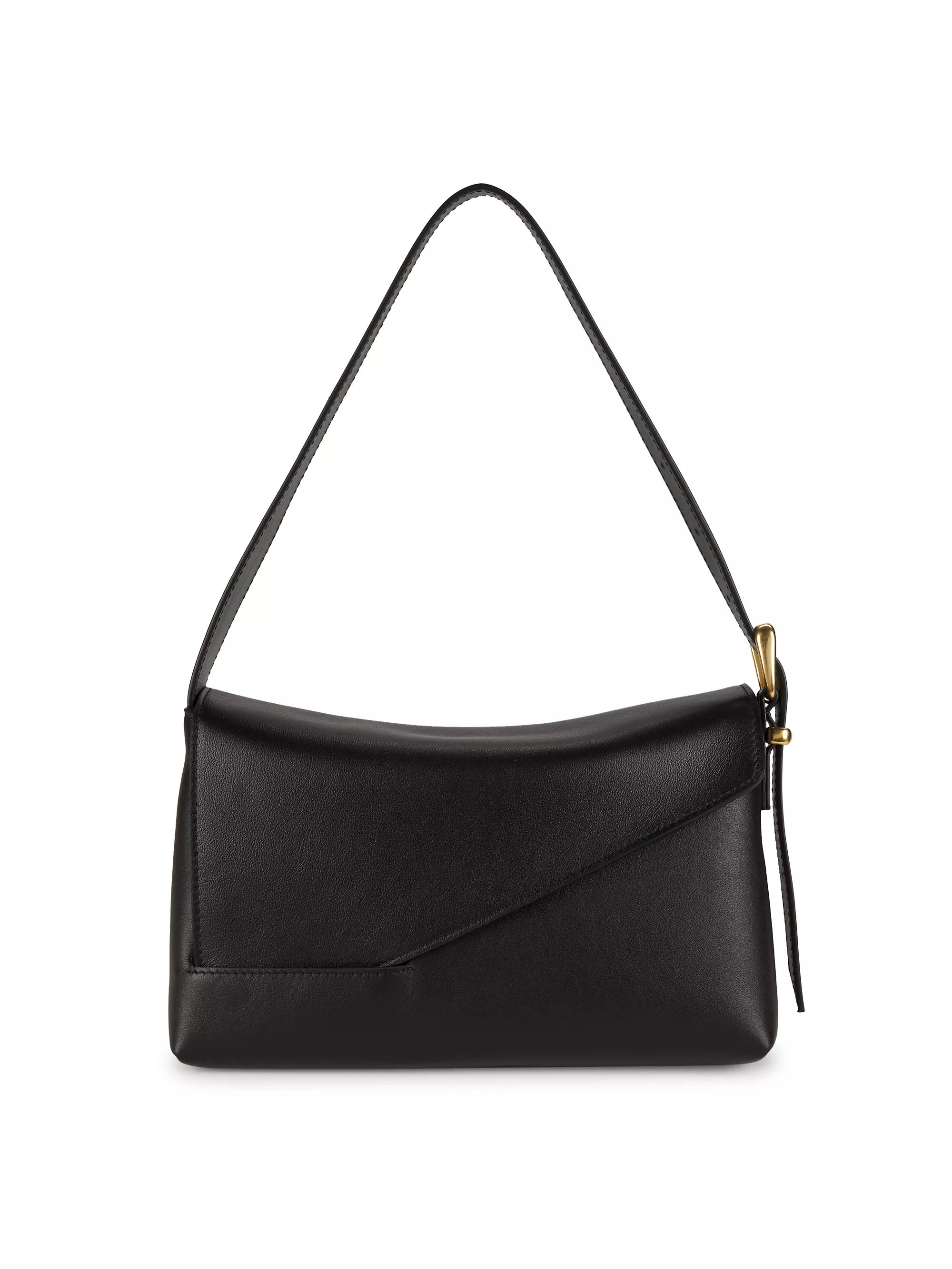 Oscar Baguette Leather Shoulder Bag | Saks Fifth Avenue