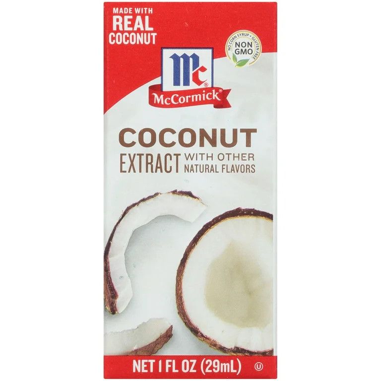 McCormick Coconut Extract With Other Natural Flavors, 1.0 fl oz Box | Walmart (US)