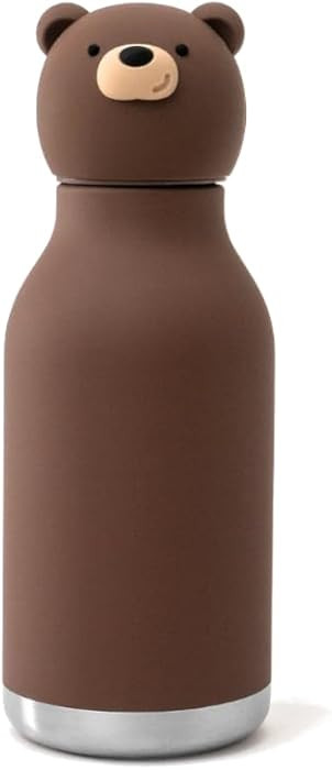 asobu Bestie Bottle Insulated Stainless Steel Water Bottle with Detachable Soft Animal Head Fun D... | Amazon (US)