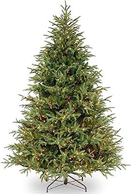 National Tree Company 'Feel Real' Pre-lit Artificial Christmas Tree | Includes Pre-strung White L... | Amazon (US)