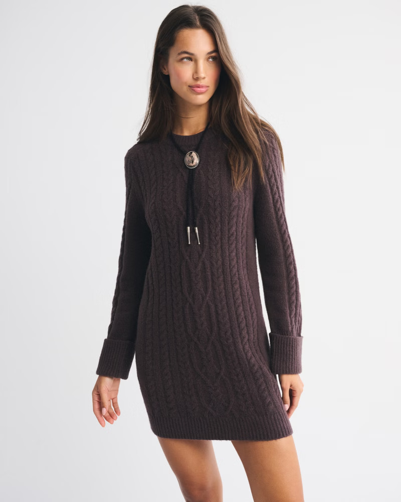 The A&F Madeline Mini Sweater Dress | Abercrombie & Fitch (US)