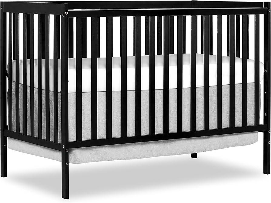 Dream On Me Synergy 5-In-1 Convertible Crib In Black, JPMA & Greenguard Gold Certified, Construct... | Amazon (US)