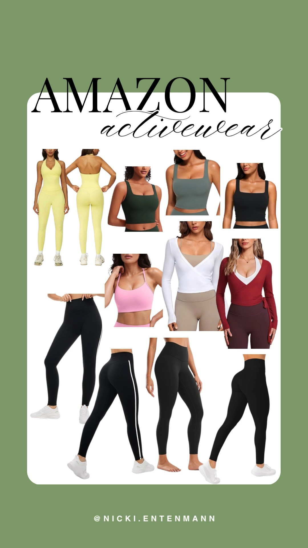Check out these amazing Amazon activewear finds! Perfect for any workout, these comfy pieces are a must-have. 

#Activewear #AmazonFinds #WorkoutStyle #YogaPants #FitnessFashion 

 #LTKootd #LTKfitnessgoals #LTKActive