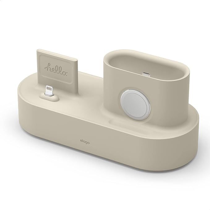 Amazon.com: elago 3 in 1 Charging Station for Apple Products, Designed for AirPods 3rd Generation... | Amazon (US)