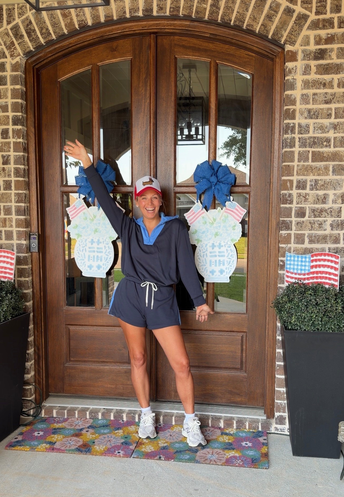 Linking my target set! Did a small in both! Sneakers are TTS 
See my stories on IG  for door hanger detailsb 

#LTKmomlife #LTKstorytime #LTKootd