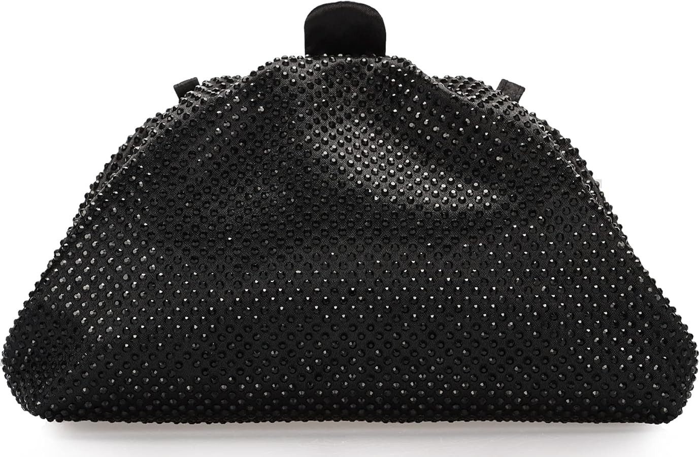 Rhinestone Purse Crystal Frame Clutch Bag Party Pleated Women Clutch Handbag | Amazon (US)