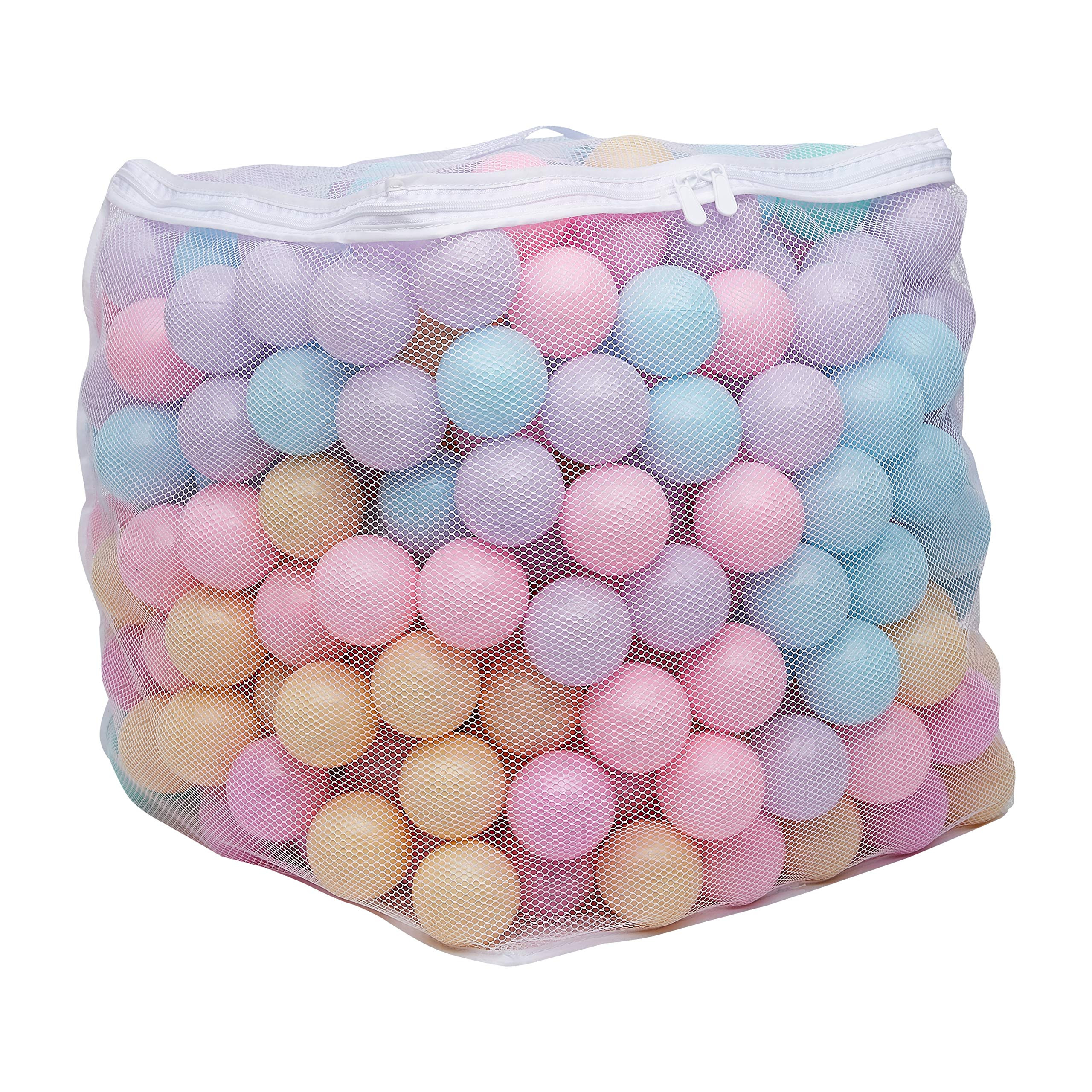 Amazon Basics BPA Free Crush-Proof Plastic Ball, Pit Balls with Storage Bag, Toddlers Kids 12+ Mo... | Amazon (US)