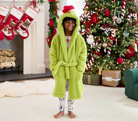 Dr. Seuss's The Grinch™ Kid Robe | Pottery Barn Kids