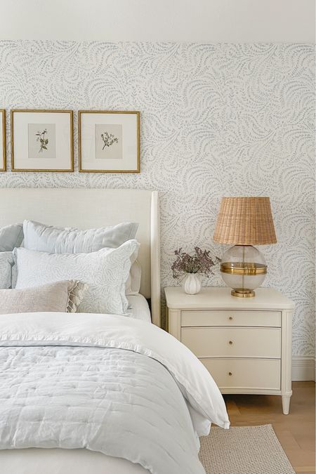My guest room wallpaper and bedding are 20% off right now! Everything is in the color sky  

#LTKhome #LTKsalealert #LTKstyletip