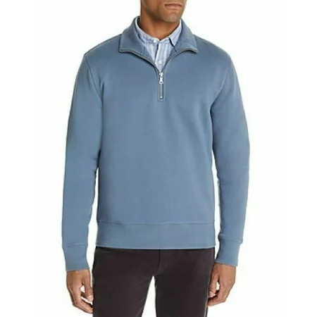 Bloomingdale's BLUE SLATE Half Zip Fleece Sweatshirt, US Large | Walmart (US)