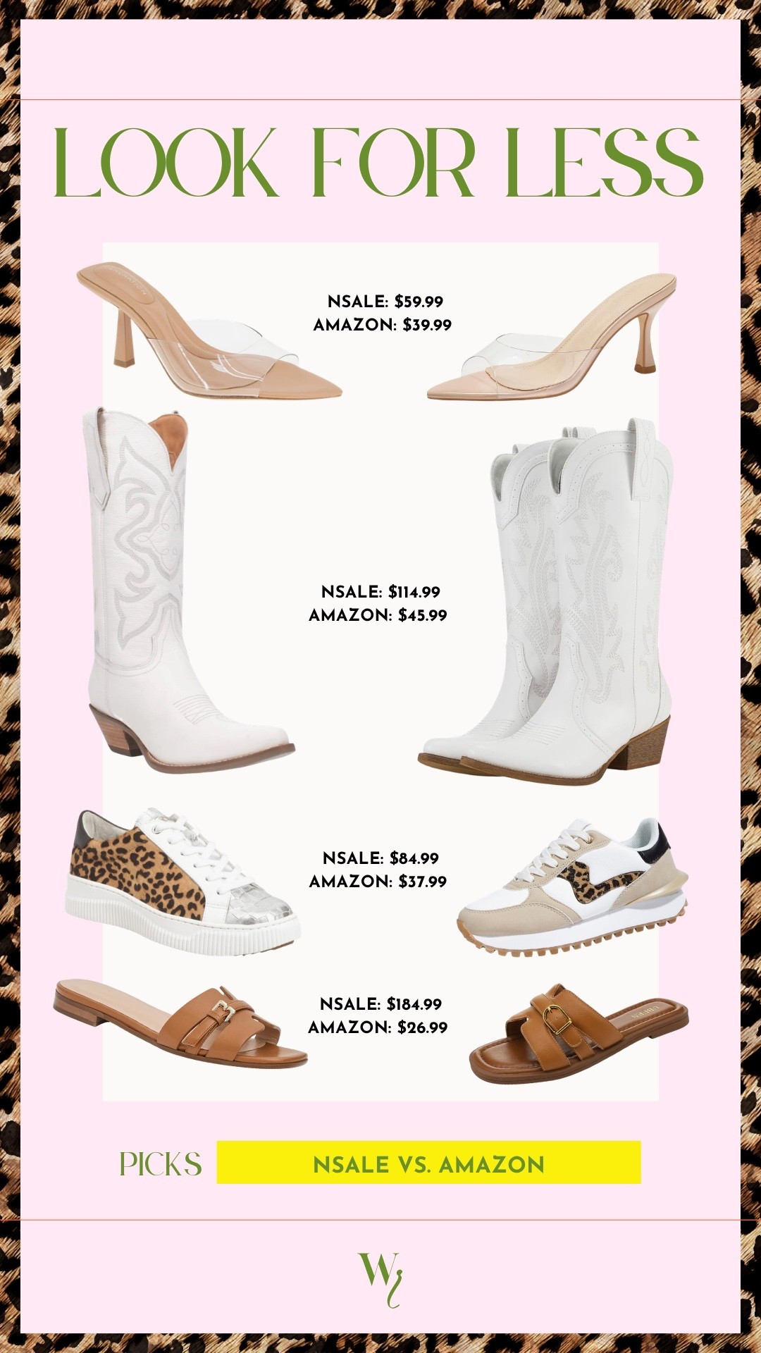 LOOK FOR LESS: SHOES - NSALE vs. AMAZON

#LTKgrwm #LTKSaleAlert #LTKootd