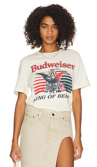 Bud Lager Beer Tee in Birch | Revolve Clothing (Global)