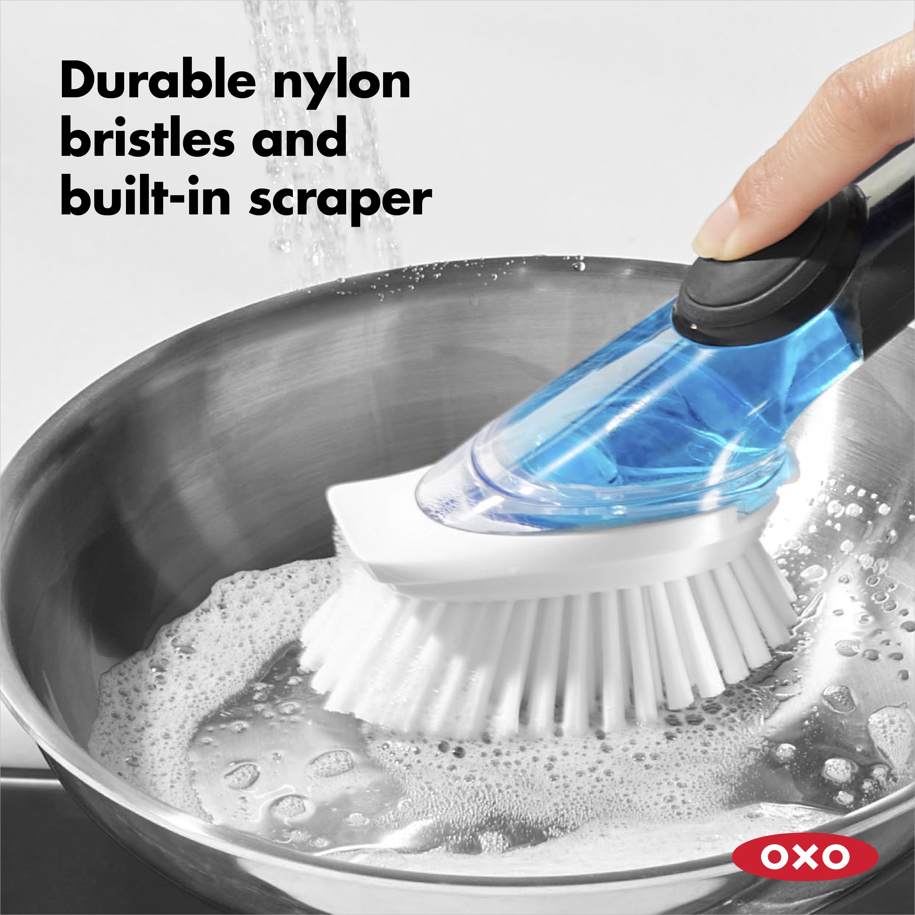 OXO Softworks Plastic Soap Dispensing Dish Cleaning Brush | Walmart (US)