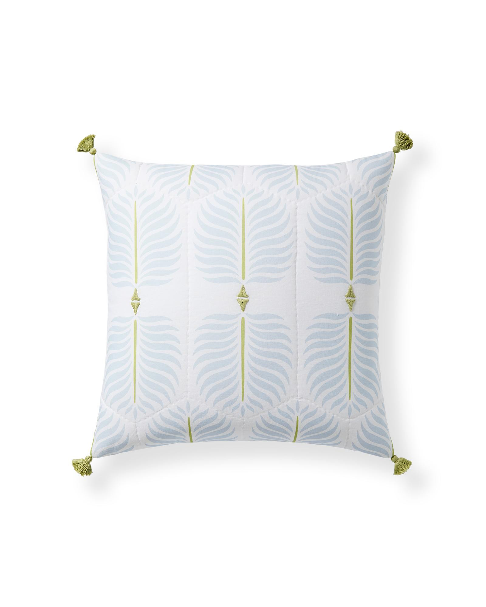Granada Sham – Euro - Sky/Pear | Serena & Lily | Serena and Lily