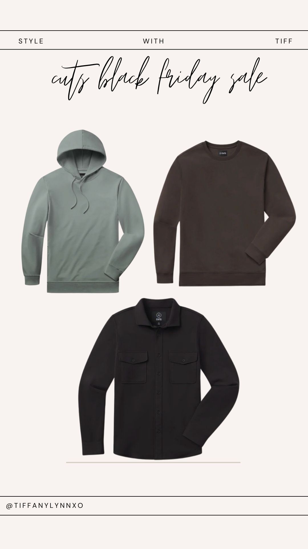 cuts Black Friday sale 40-60% off!



#LTKSeasonal #LTKMens