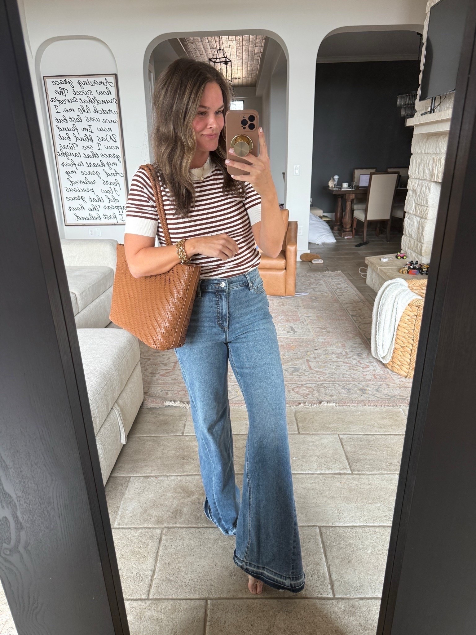 Love this sweater and jeans from Walmart! I am in my normal size small in the top and went up a size in jeans. Madewell meets Anthro gives #casualoutfit #jeans #walmartfashion

#LTKdayinmylife #LTKgrwm #LTKootd