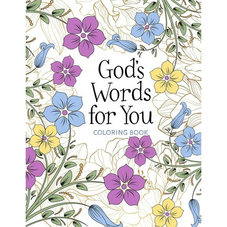 God’s Words for You Coloring Book : Relax. Refresh. Renew. (Paperback) | Walmart (US)