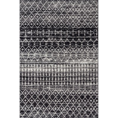 nuLOOM Moroccan Blythe Area Rug, 8' x 10', Black | Target